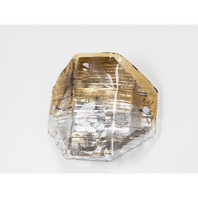 Large Glass Wall Light from Kalmar, Austria, 1970s For Sale - Image 11 of 14