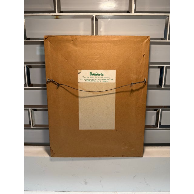 1980s Framed Reproduction of Chinese Painting, “Early Autumn by Qian Xuan” For Sale - Image 4 of 6