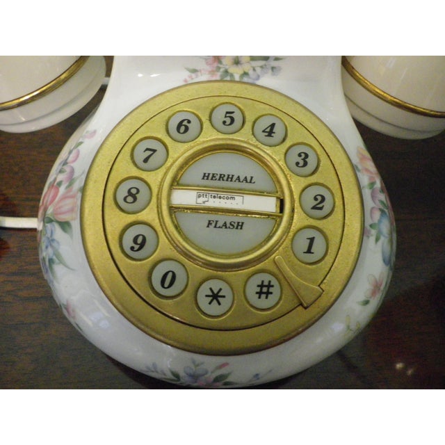 Constance Telephone in Fine Porcelain from Royal Albert, 1991 For Sale - Image 3 of 16