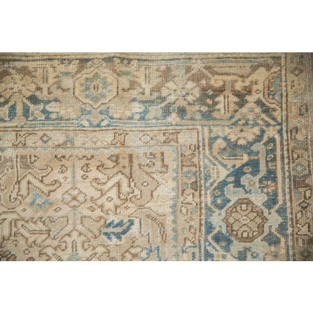 Textile Vintage Distressed Heriz Carpet - 7'8" x 9'3" For Sale - Image 7 of 9