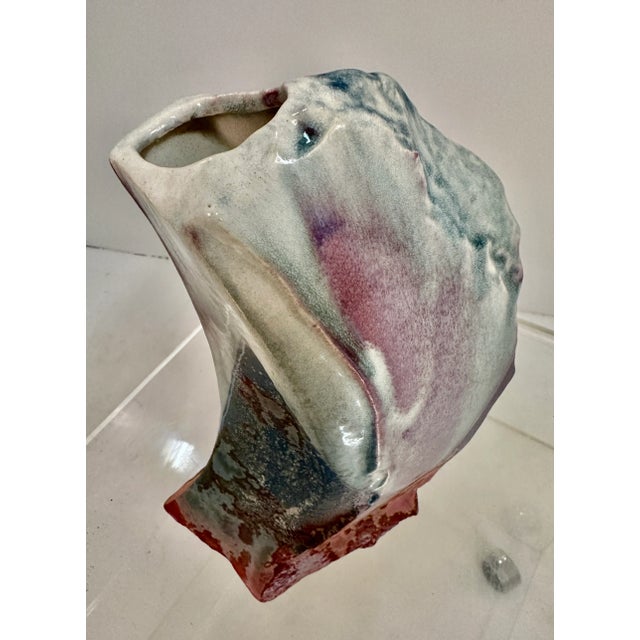 Tony Evans Raku Vase, Usa C 1968 For Sale In New York - Image 6 of 7