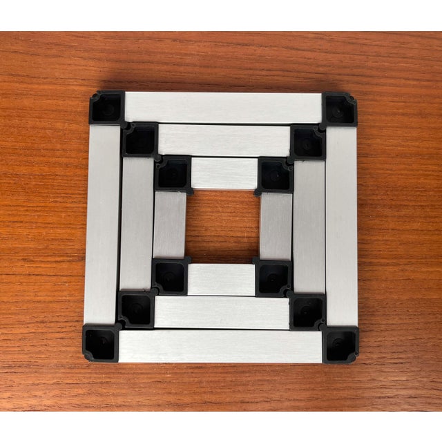 Postmodern Danish Trivet Coasters by Jorgen Meldgaard for Menu, 1980s, Set of 3 For Sale - Image 13 of 14