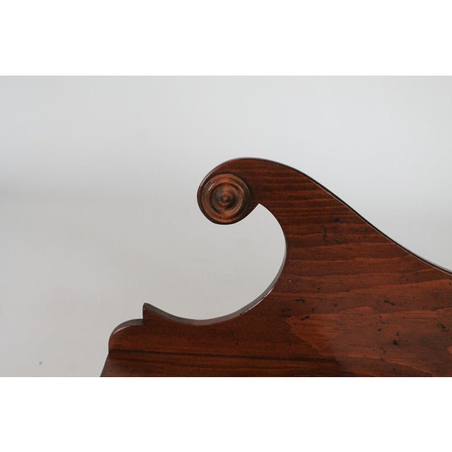 Vintage Wood Wall Shelf W/ Two Drawers For Sale - Image 10 of 11