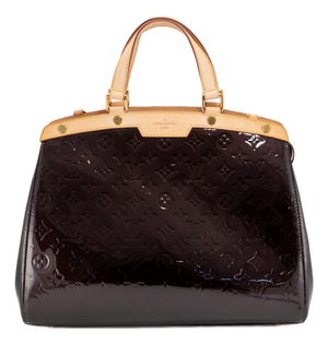 Louis Vuitton Monogram Vernis Brea Patent Leather Brass Hardware Handbag