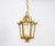 Brass Lantern Pendant Light, Germany, 1960s For Sale - Image 3 of 11