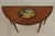 Adam Paint Decorated Demilune Console Hall Table For Sale - Image 4 of 16