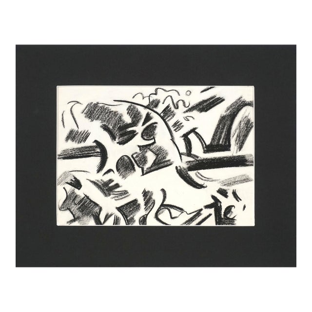Mid Century Modern East Bay II Abstracted Landscape by Erle Loran For Sale