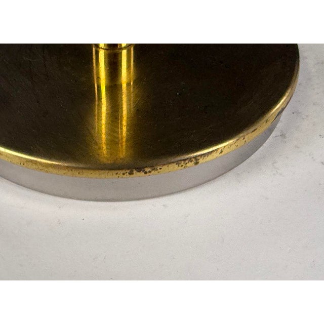 Mid-Century Brass and Glass Table Lamp from Kamenický Šenov, 1970s, Set of 2 For Sale - Image 4 of 5