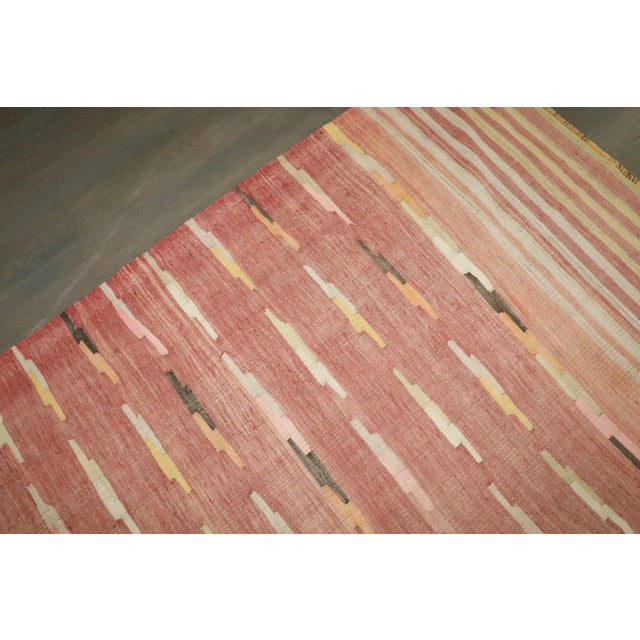 Vintage Turkish Flatweave - 7'3" x 10'6" For Sale In New York - Image 6 of 7