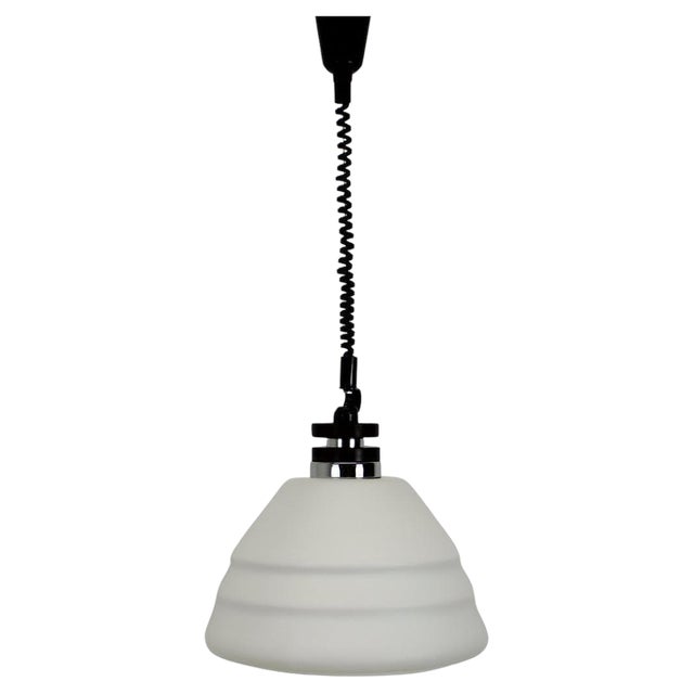 Mid-Century Extendable Pendant, Czechoslovakia, 1960s For Sale