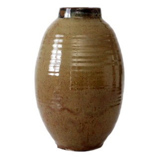 Vintage Handmade Studio Pottery Vase For Sale