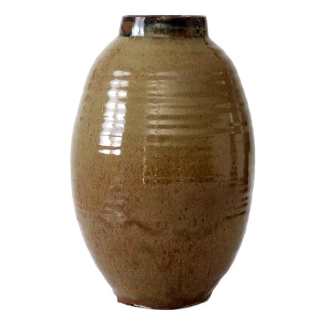 Vintage Handmade Studio Pottery Vase For Sale