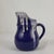 Puisaye stoneware (ceramic) pitcher signed pointed early 20th century signed at the pointed tip. Dimensions: h16 x l11 x...