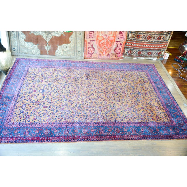 Early 20th Century Persian Kashan Rug For Sale - Image 10 of 11