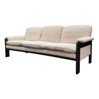 Mid-Century Sofa in Beech and Wool, 1960s For Sale