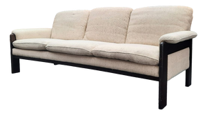 Mid-Century Sofa in Beech and Wool, 1960s