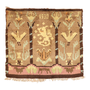 Zabihi Collection Finnish rya rug designed by Aksel Wilhelm