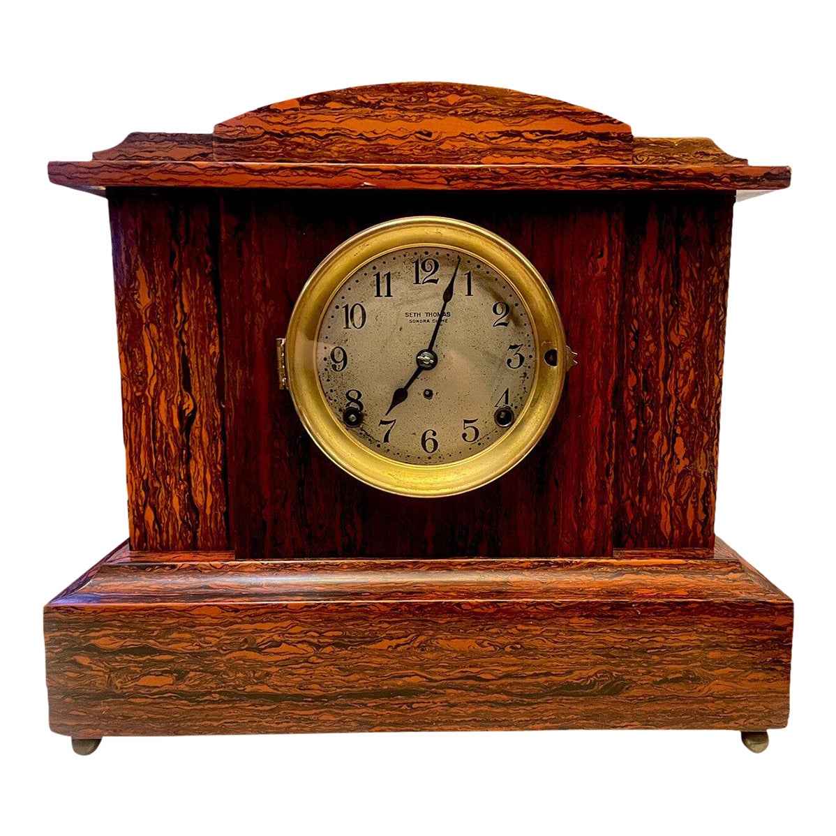 Antique Seth Thomas Sonora Bell Chime Adamantine Mantel Clock Chairish