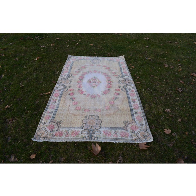 Hand Knotted Wool Turkish Sparta Rug 3'9" X 6'11" For Sale - Image 12 of 12