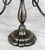 Metal Antique Victorian Silver Plate Rotating Candelabra Candlestick Holder For Sale - Image 7 of 8