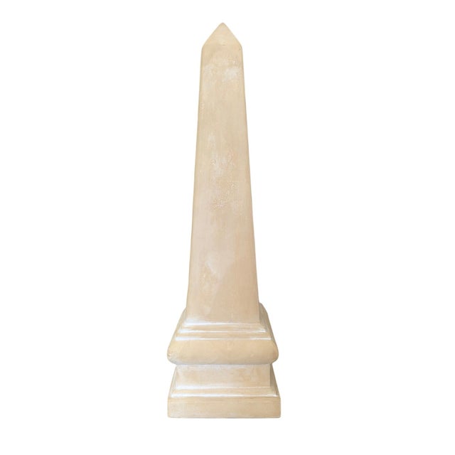Vintage Large-Scale Obelisk Statue For Sale - Image 12 of 16