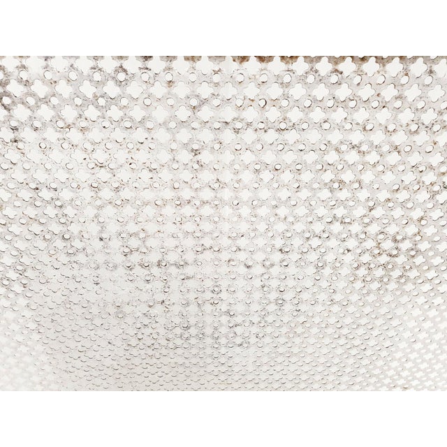 Mid-Century Modern Perforated Metal Room Divider Screen by Mathieu Mategot, 1950s For Sale - Image 3 of 10
