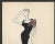 This is RARE! This original fashion drawing dates to the early 1950s. It was a fashion dress design for the sophisticated...