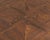Wood 1980s French Coffee Table with Old Wind Rose Parquet Top and Wrought Iron Base For Sale - Image 7 of 7
