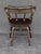 American Ebonized Captain's Chair With Federal Style Eagle and Stars For Sale - Image 10 of 18