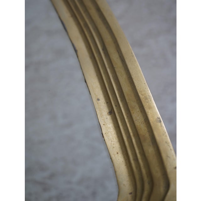 Baker Regency Style Faux Bamboo Glass Top Coffee Table For Sale - Image 9 of 11