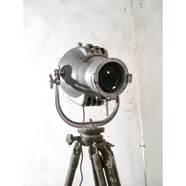 Patt 23 Spotlight Floor Lamp in Bead-Blasted Aluminium from Strand Electric, England, 1960s For Sale - Image 9 of 16