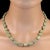 2010s Necklace of Green Magnesite Ovals For Sale - Image 5 of 5