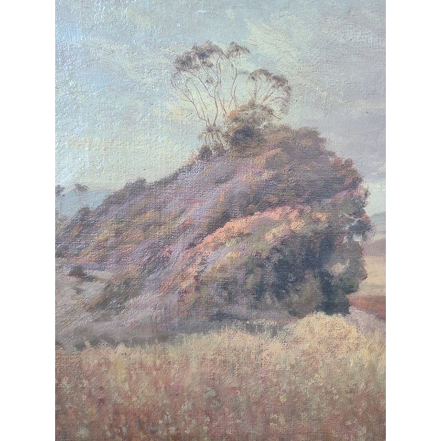 1920s Antique Coastal Oil Painting Early California Impressionist Beach Landscape For Sale - Image 5 of 16