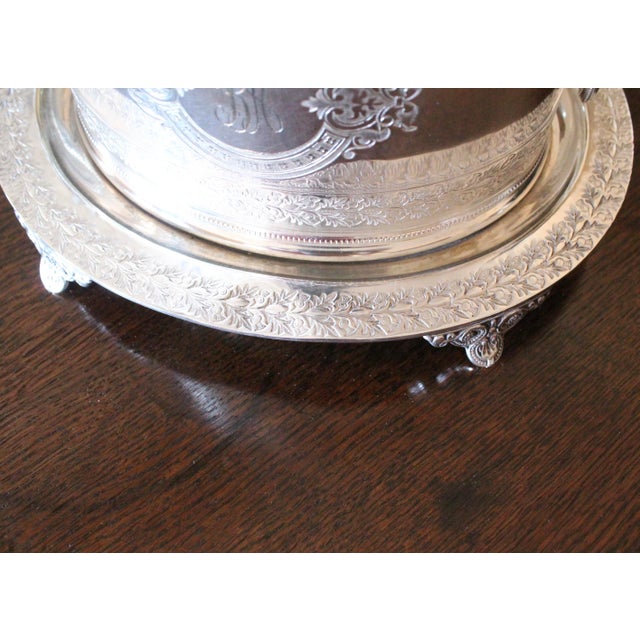 Large Silver Plate Biscuit Box Box Mappin & Webb For Sale - Image 16 of 18