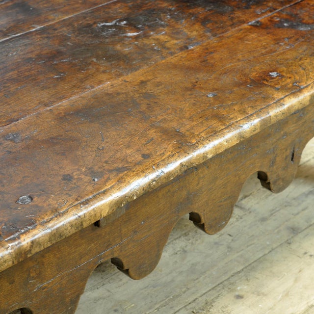 Antique Walnut Bench, Southern France / Northern Spain, 17th-18th Century For Sale - Image 9 of 18