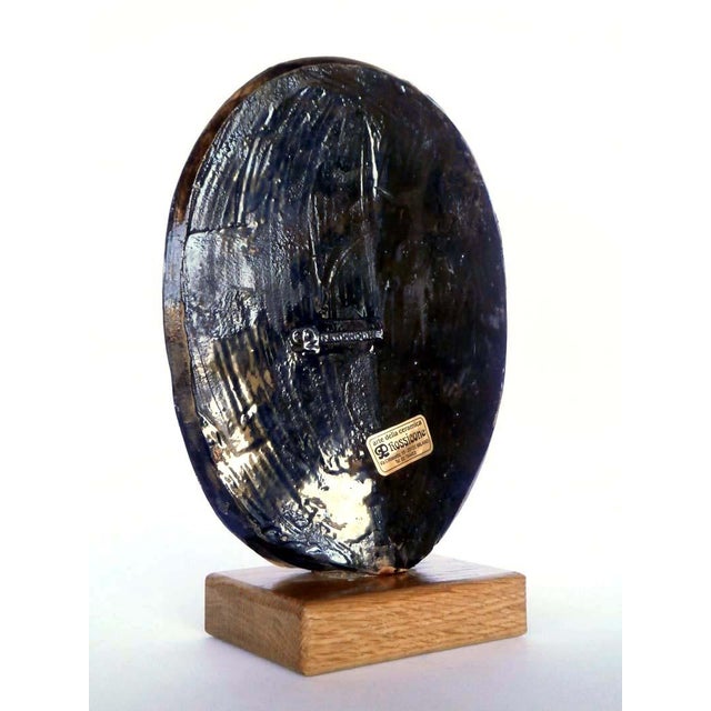 1980s Ceramic Plate by Remo Brindisi for Rossicone, 1980s For Sale - Image 5 of 10