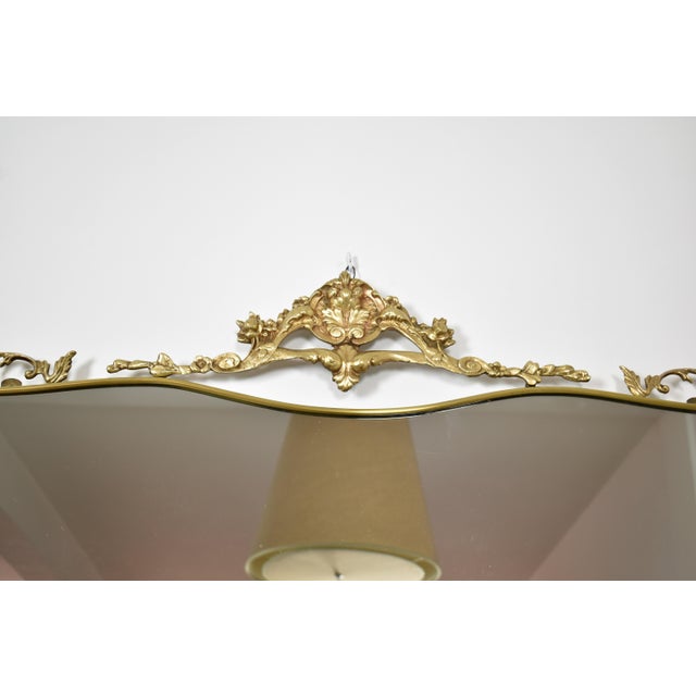 1950s Italian Mirrored Console in Style of Hollywood Regency, 1950s For Sale - Image 5 of 12