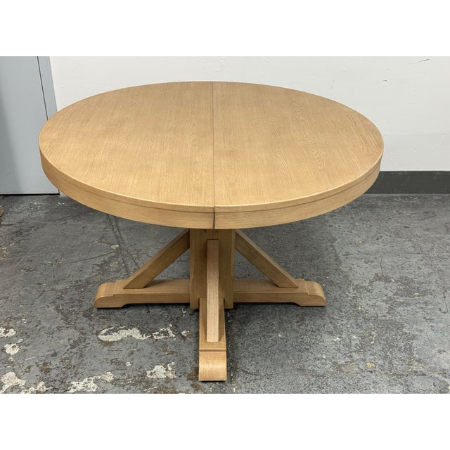 Wood Pottery Barn Benchwright Extension Dining Table, 48 Inch For Sale - Image 7 of 12