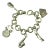 Late 20th Century Tiffany & Co. Sterling Silver Jazz Instrument Charm Bracelet For Sale