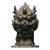 Vintage Gilt Bronze Qilin Sculpture Mythical Beast Figure on Lotus Base For Sale