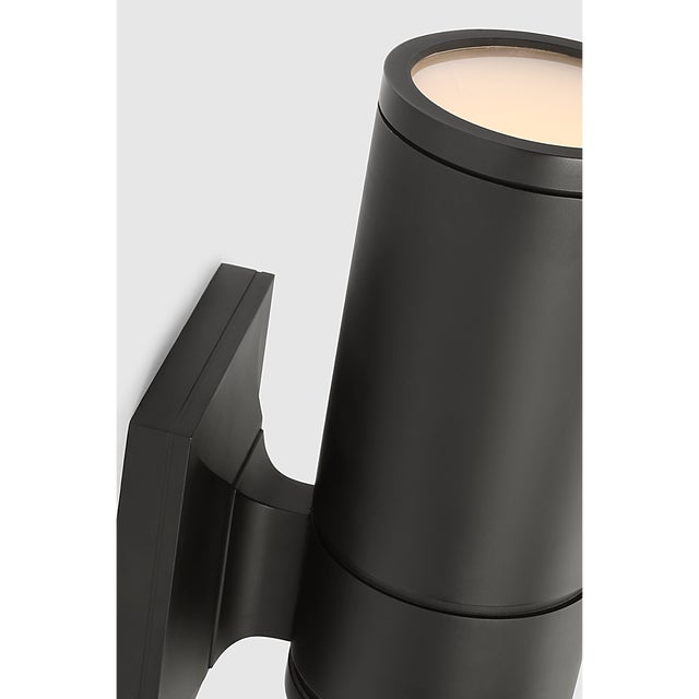 Chapman & Myers for Visual Comfort Signature Provo 10" Canister Light in Matte Black For Sale In Houston - Image 6 of 13