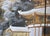 1960s "Winter Landscape With Temple", Showa Era Japanese Silk Byobu Screen For Sale - Image 10 of 18
