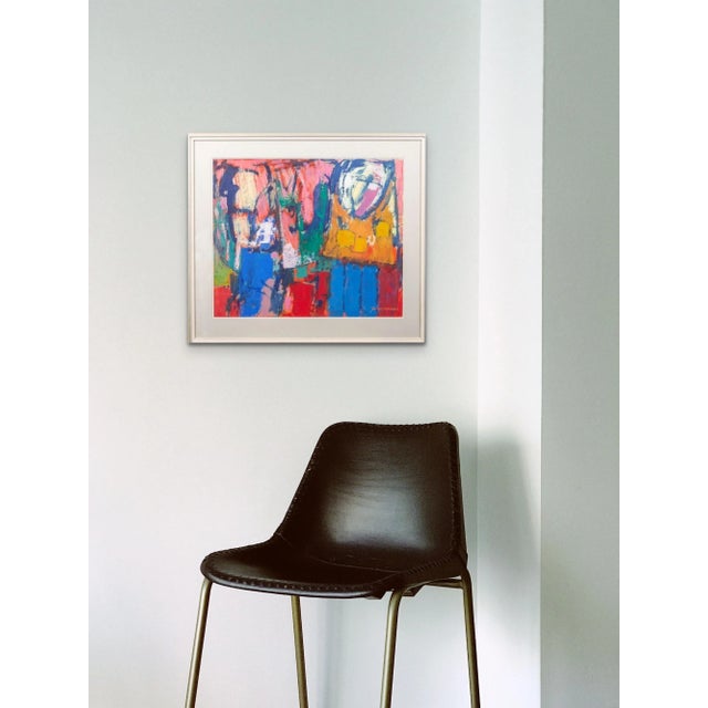 Jan Battermann, Abstract Composition, 1960s, Gouache, Framed For Sale - Image 3 of 4