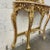 1940s French Rococo Style Marble and Gold Leaf Console Table with Mirror For Sale - Image 10 of 12