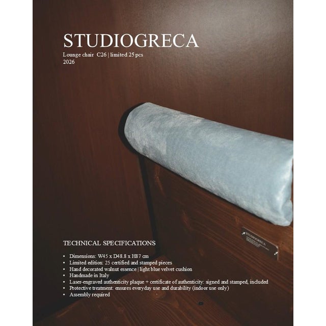 C26 Chair from Studio Greca For Sale - Image 11 of 13