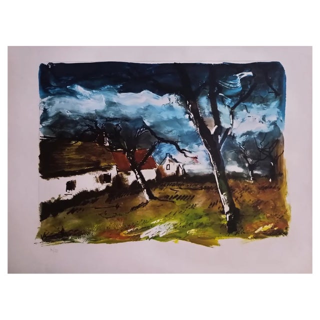 Maurice de Vlaminck, Landscape, 1920s, Lithograph For Sale