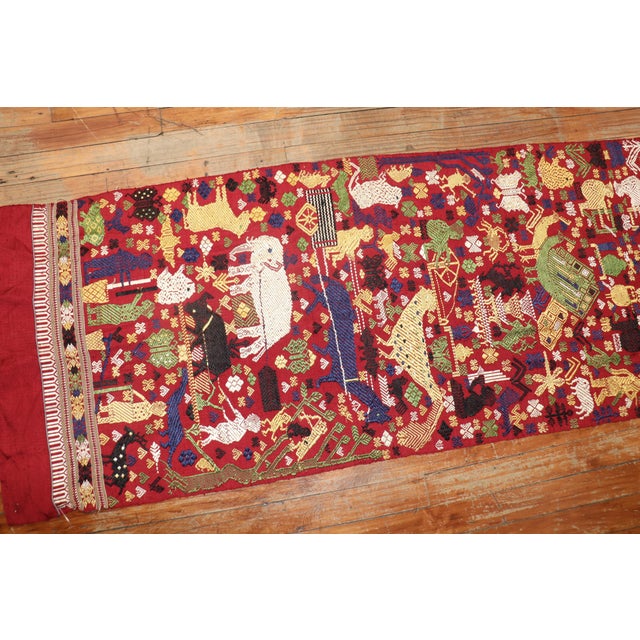 Pictorial Egyptian Textile For Sale - Image 18 of 18