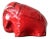 Vintage Red Glaze Ceramic Elephant in the style of Bitossi, 1970s For Sale
