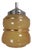 Art Deco Pendant Lamp with Beige Glass Shade, 1930s For Sale