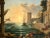 After Claude Lorrain - Embarkation of the Queen of Sheba. The original painting which was painted in 1648 is housed in the...